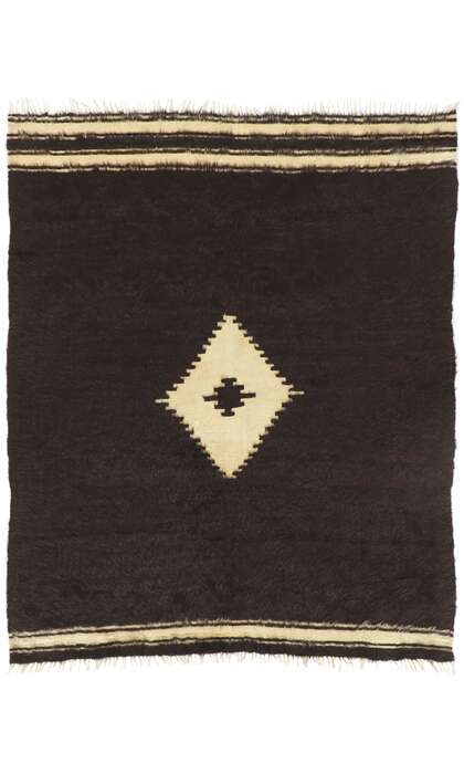 5 x 6 Vintage Turkish Angora Wool Kilim Rug 53849