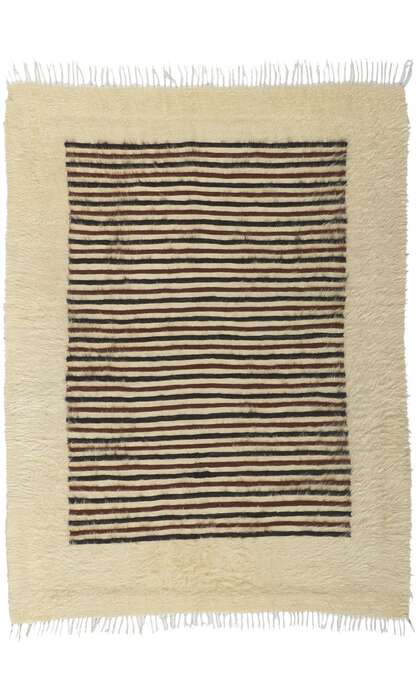 5 x 6 Vintage Turkish Angora Wool Kilim Rug 53851