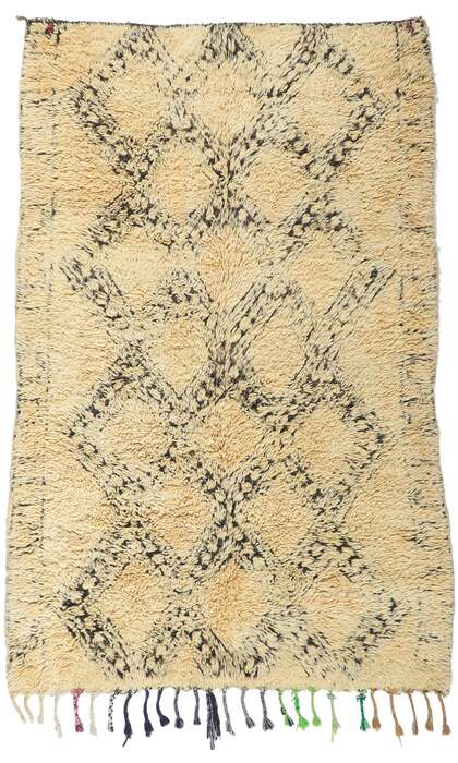 6 x 9 Vintage Moroccan Beni Ourain Rug 78390