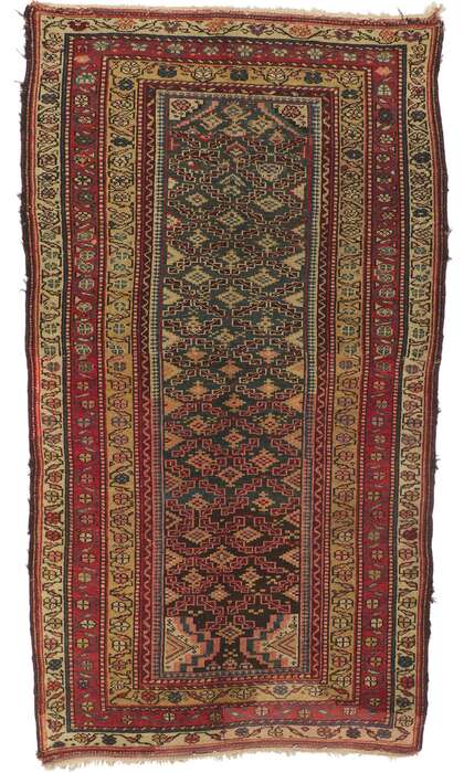 4 x 8 Antique Caucasian Shirvan Rug 21691