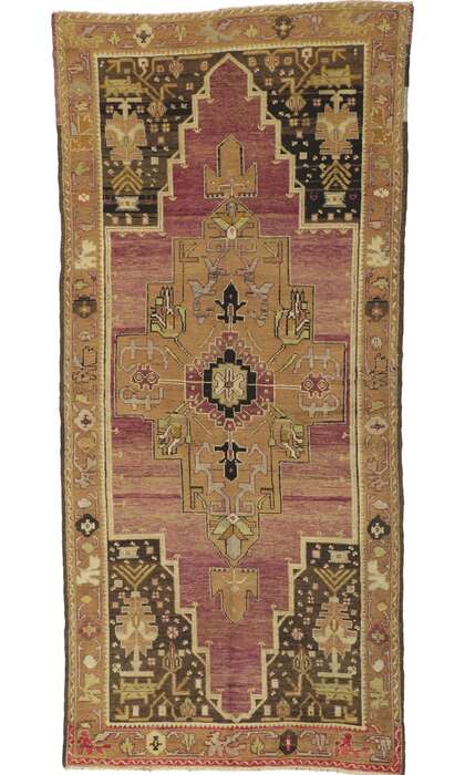 4 x 8 Antique Turkish Oushak Rug 50291