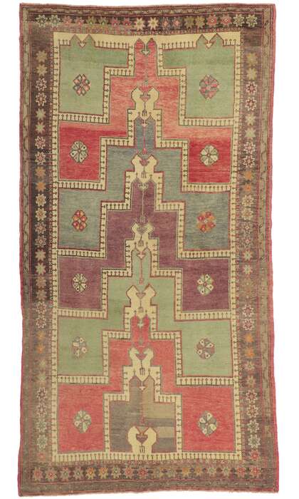 4 x 8 Vintage Turkish Prayer Rug 51806