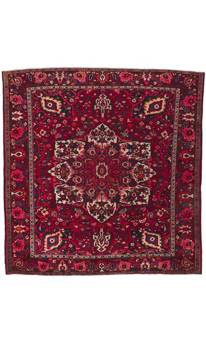 10 x 10 Vintage Persian Bakhtiari Rug 61118