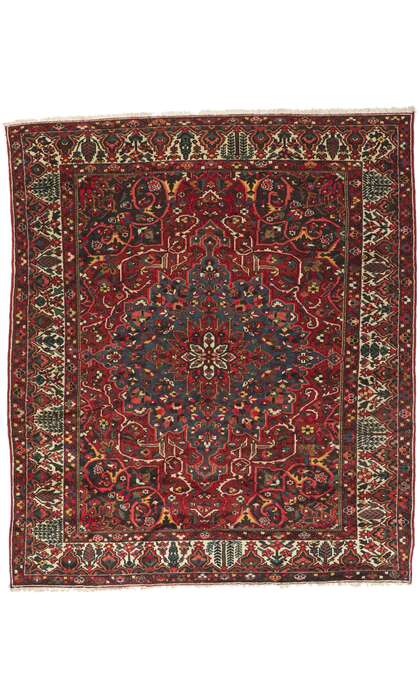 10 x 12 Antique Persian Bakhtiari Rug 73095