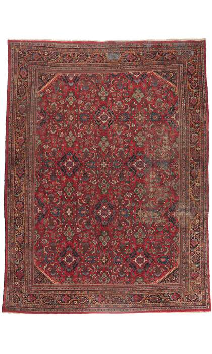 11 x 15 Antique Persian Mahal Rug 78428