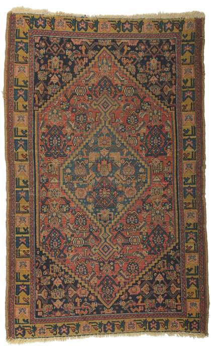 2 x 3 Antique Persian Senneh Rug 78417