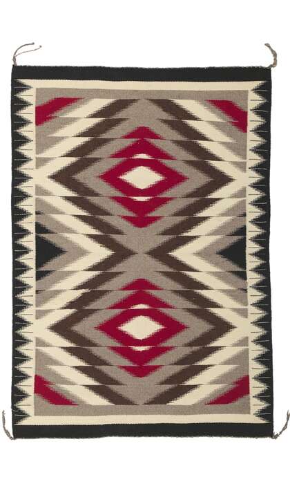 2 x 3 Vintage Navajo Eye Dazzler Rug 78424