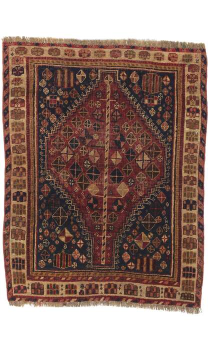 3 x 3 Antique Persian Shiraz Rug 61217