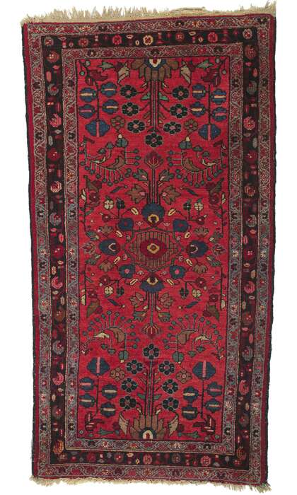 3 x 5 Antique Persian Lilihan Rug 78418