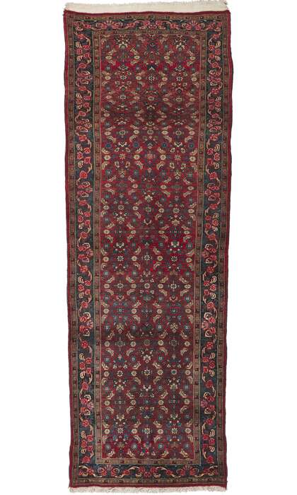 4 x 12 Antique Persian Bijar Runner 61175