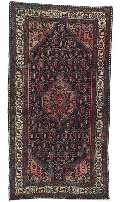 4 x 8 Antique Persian Hamadan Rug 61185