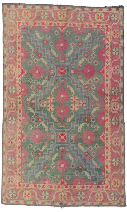 5 x 7 Antique Indian Agra Rug 73302