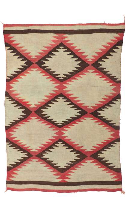 5 x 7 Vintage Navajo Eye Dazzler Rug 78429
