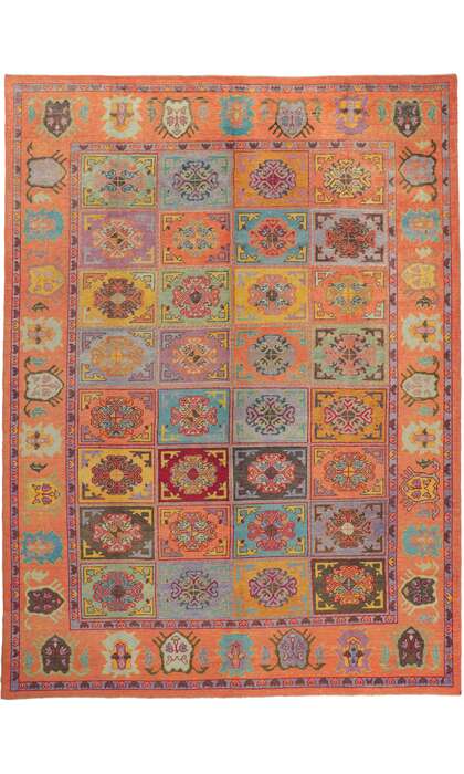 10 x 14 Colorful Oushak Rug 51884