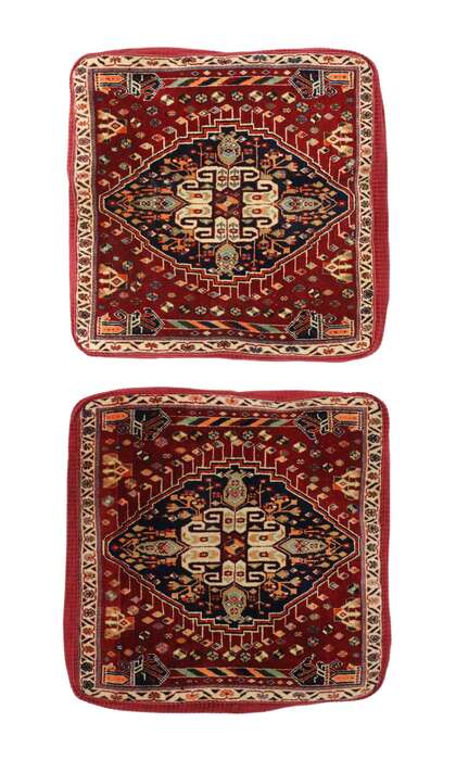 2 x 2 Antique Qashqai Poshti Pillow 76799