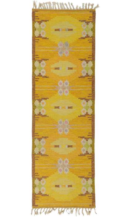 3 x 8 Vintage Swedish Kilim Rug Ingrid Silow Rollakan 78507