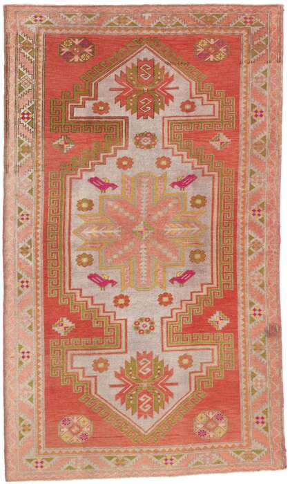 5 x 8 Vintage Turkish Oushak Rug 51804