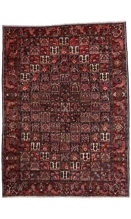 12 x 16 Antique Persian Bakhtiari Rug 71802