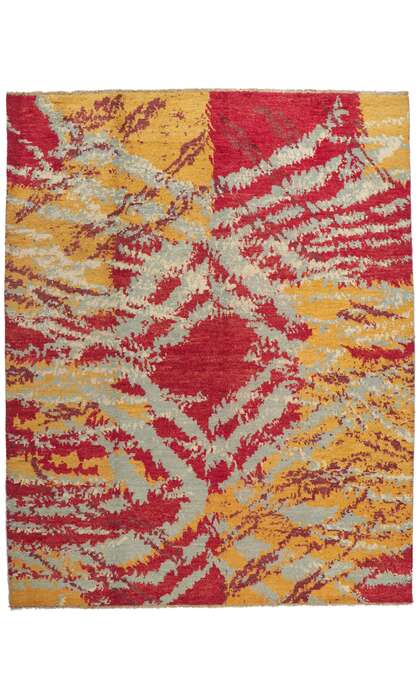 10 x 13 Abstract Moroccan Rug 80379