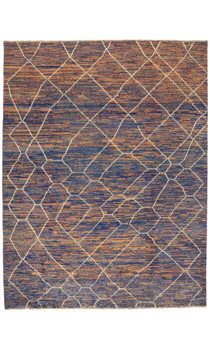 10 x 14 Abstract Moroccan Area Rug 80347