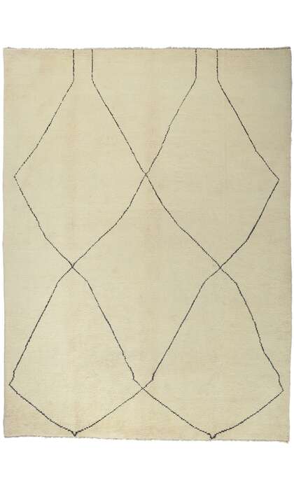 10 x 14 Modern Moroccan Area Rug 80577