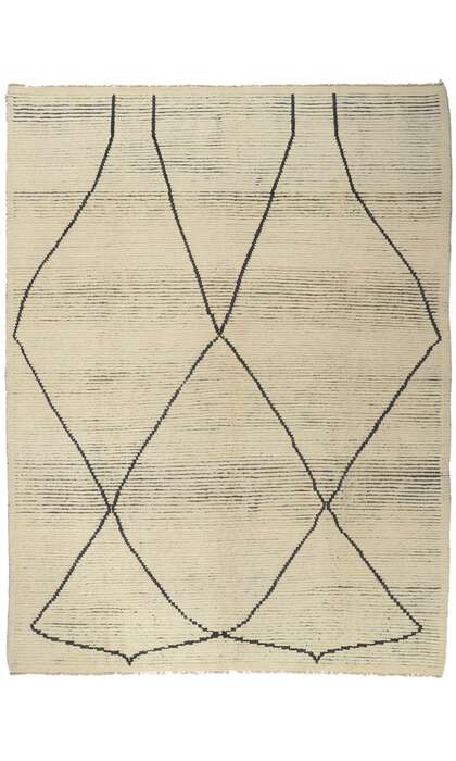 10 x 14 Modern Moroccan Area Rug 80589