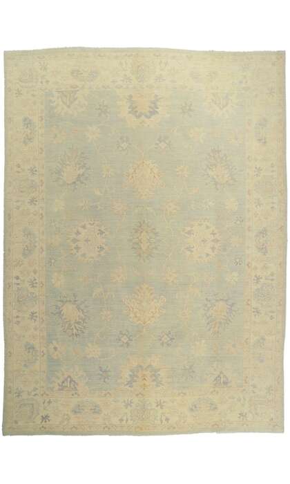 10 x 14 Vintage-Inspired Oushak Rug 80215