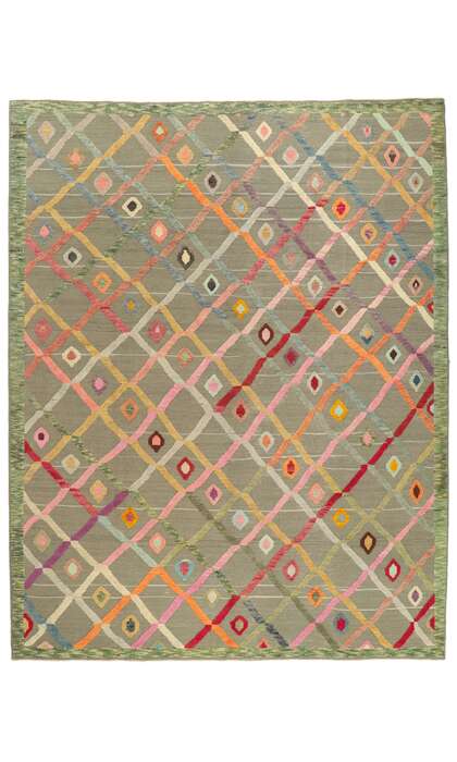 11 x 13 Colorful High Low Rug 53785