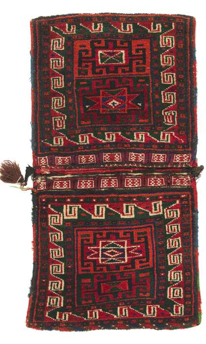 2 x 3 Antique Tribal Saddlebag 78479