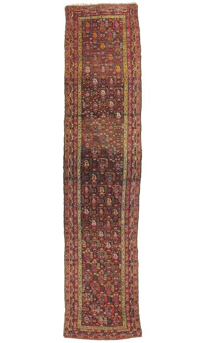 3 x 15 Antique Persian Malayer Rug Runner 78521