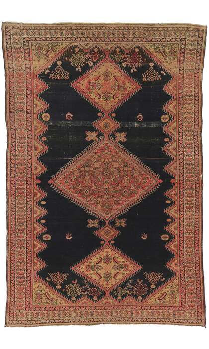 4 x 6 Antique Persian Malayer Rug 78518