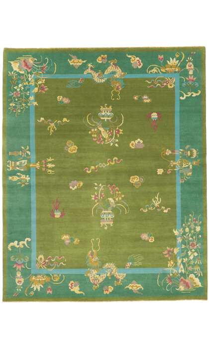 8 x 10 Chinese Art Deco Rug 30924