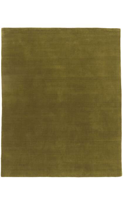 8 x 10 Moss Olive Green Modern Rug 30925
