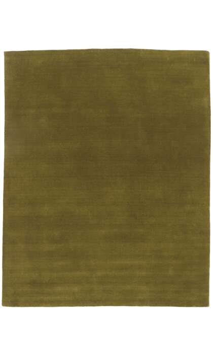 8 x 10 Moss Olive Green Modern Rug 30926