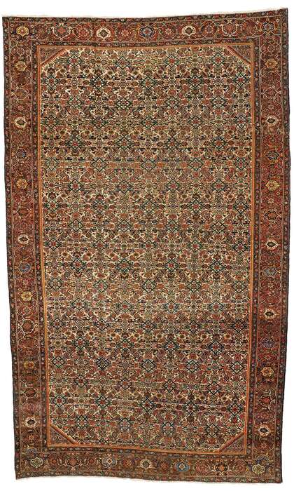 8 x 12 Antique Persian Farahan Rug 74035