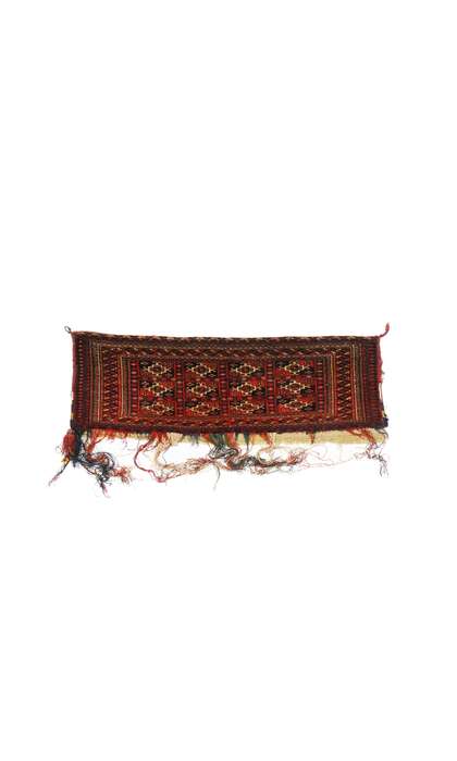 1 x 4 Antique Turkoman Afghan Textile 76639