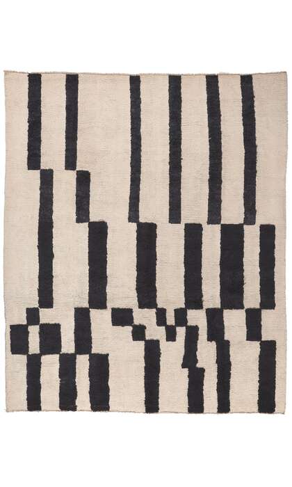 10 x 12 Modern Moroccan Area Rug 81013