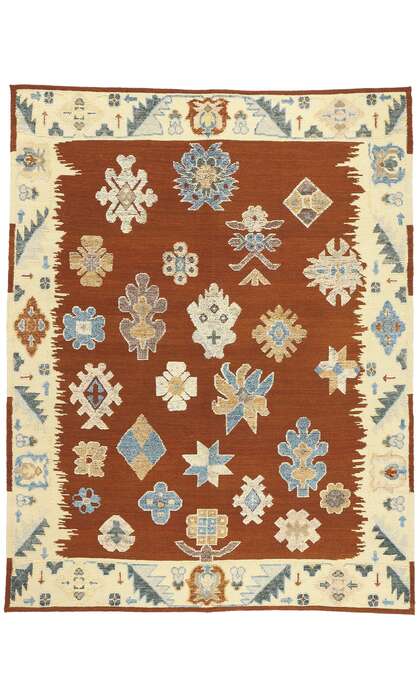 10 x 12 Oushak High-Low Rug 30894