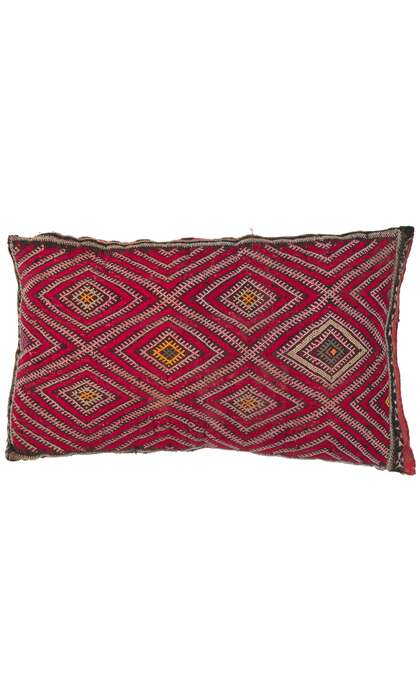 1 x 2 Berber Zemmour Moroccan Rug Pillow 78445