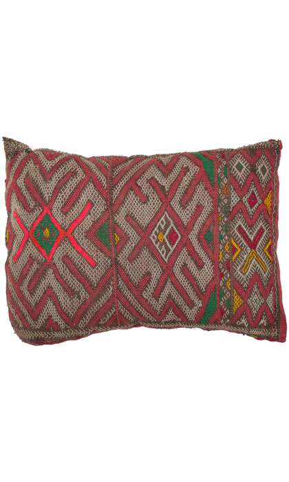 1 x 2 Vintage Zemmour Moroccan Rug Pillow 78446