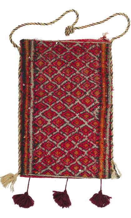 1 x 2 Moroccan Textile Bag Berber Saltbag 78449