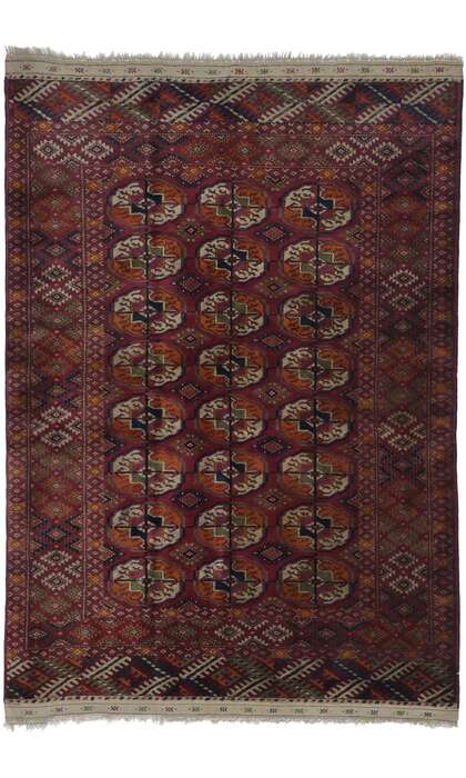 4 x 5 Antique Persian Baluchi Bokhara Rug 21680