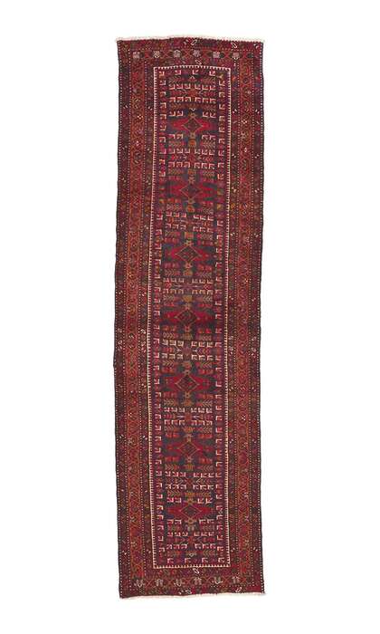 4 x 14 Antique Persian Heriz Runner 61254