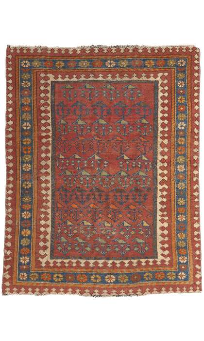 4 x 5 Antique Persian Malayer Rug 53720