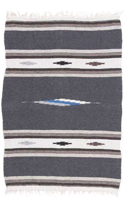 4 x 6 Vintage Mexican Kilim Rug 78551