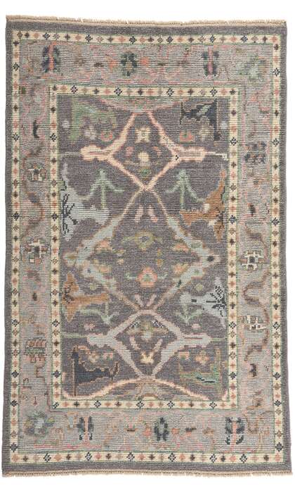 4 x 7 Colorful Oushak Rug 81000