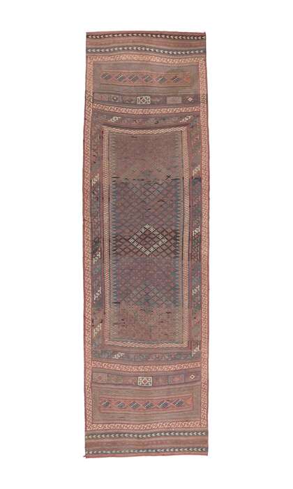 5 x 18 Vintage Persian Tribal Kilim Rug 61246