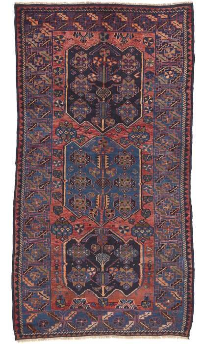 5 x 9 Antique Persian Shiraz Rug 61243