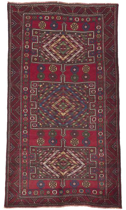 5 x 9 Antique Nomadic Afghani Rug 61233