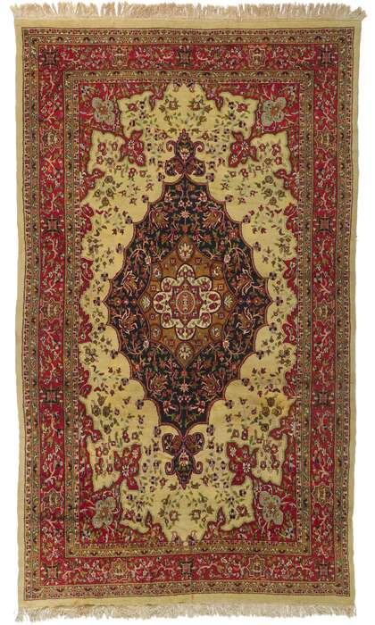 6 x 11 Vintage Indian Rug 78304